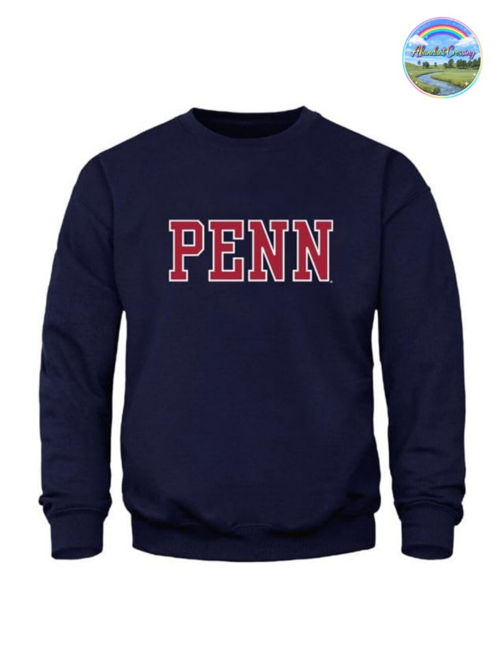 Ivysport University of Pennsylvania Crewneck Sweatshirt Long Sleeve Unisex